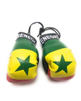 Red Hat Ent Hanging Car Mirror Mini Boxing Gloves (Senegal)