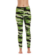 Just Love Leggings, Medium, Green - Camouflage