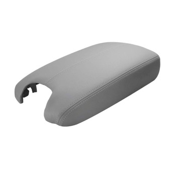 A Abigail Center Console Armrest Cover For 2008 2009 2010 2011 2012 Honda Accord Auto Leather Suture Console Lid Cover Replacement (Gray)