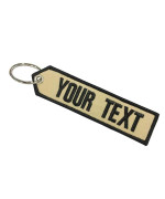 Graceful Life Custom Keychain,Personalized Keychains Tag For Motorcycles Cars Atv Scooters ,Embroidery Key Chain