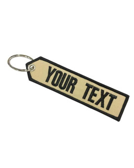 Graceful Life Custom Keychain,Personalized Keychains Tag For Motorcycles Cars Atv Scooters ,Embroidery Key Chain