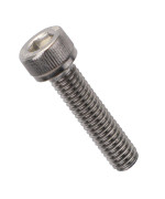 M5-08 X 14Mm Socket Head Cap Screws, Allen Socket Drive, 304 Stainless Steel 18-8, Full Thread, Bright Finish, 40 Pcs