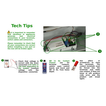 ReplacementParts - WPW10111617 Dryer Electronic Control Board W10111617