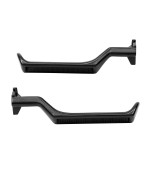 Interior Door Handle All Metal Front Rear Left Driver Passenger Side Pair Replacement For 1987-1996 Ford Bronco F150 F250 F350 F53 F59 F800 Replaces E7Tz-1522601-A, E7Tz-1522600-A, 77177, 77178