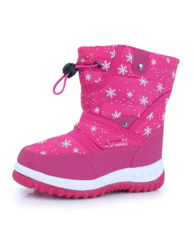 Cior Winter Snow Boots For Boy And Girl Outdoor Waterproof With Fur Lined(Toddlerlittle Kids) U118Wxz014-Pink-22