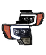 Alpharex Usa 880116 Projector Headlamps Fits Ford F-150