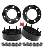 Richeer 2 Inch 6X55 Hub Centric Wheel Spacers With Extend Lug Nuts For Tacoma 4Runner Tundra Fortuner Ventury Gx470 Gx460, 4Pcs Forged 6X1397Mm Wheel Spacers With 12X15 Studs & 106Mm Hub Bore