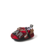 Dearfoams Unisex Lil Slipper, Baby Bear Plaid, 6 9 Months Infant