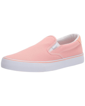 Lugz Womens Clipper Classic Slip-On Fashion Sneaker, Pinkwhite, 9