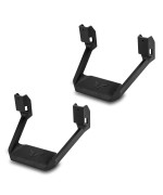 Bully Bbs-5002 Black Powder Coated Aluminum Universal Fit Truck Side Step Set Of 2 For Trucks From Chevy (Chevrolet), Ford, Toyota, Gmc, Dodge Ram, Jeep