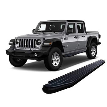 Black Horse Off Road Peerless Running Boards Compatible With 2020 - 2022 Jeep Gladiator Pr-J479Bk