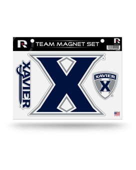 Rico Industries Ncaa Xavier Musketeers Die Cut Team Magnet Set Sheet