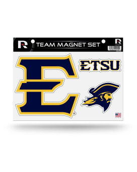 Rico Industries Ncaa East Tennessee State Buccaneers Die Cut Team Magnet Set Sheet