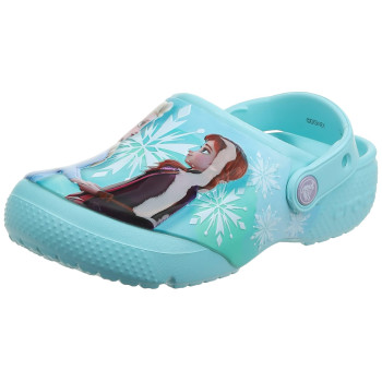 Crocs Kids Disney Frozen 2 Clog Frozen 2 Shoes For Girls, Ice Blue, 11 Little Kid