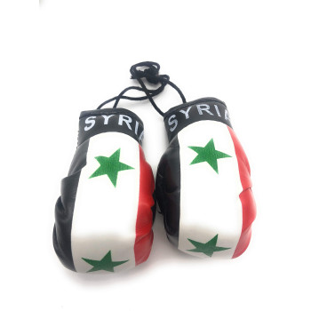 Red Hat Ent Hanging Car Mirror Mini Boxing Gloves (Syria)