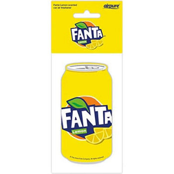 Fanta Strawberry Can Car Freshener By Airpure, Freshens Vehicle Interior Air, Fresheners For Men And Women, Fresh Scent