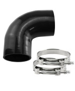 Ucreative 90 Degree Elbow 4-Ply High Performance Coupler Silicone Hose For Vehicle With T-Bolt Clamp (35(89Mm))