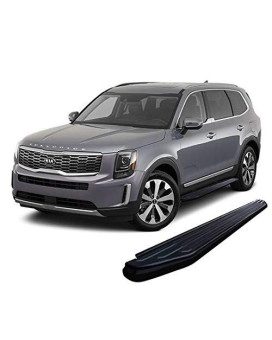 Black Horse Off Road Peerless Running Boards Pr-K376Bk Compatible With 2020 - 2021 Kia Telluride