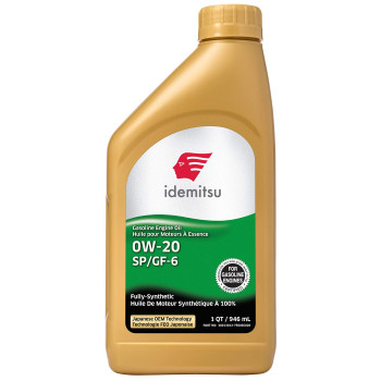 Idemitsu Full Synthetic 0W-20 Engine Oil Spgf-6-1 Quart