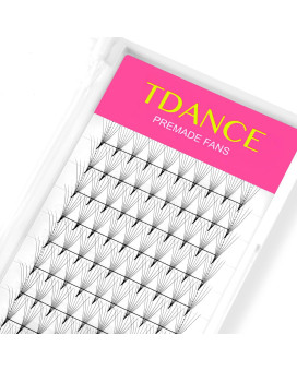 Tdance Eyelash Extensions 7D Superior Lash Extensions Premade Fans Russion Volume Fans C Curl 007 Thickness Middle Stem 13Mm Mixed Length(Middle Stem,7D-007-C,13Mm)