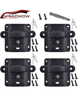 Speedwow Bed Tie Down Anchors Brackets Box Link With Plates Compatible With 2015-2021 F150 F250 F350 Fl3Z99000A64B Fl3Z-9928408-Ab