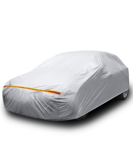 Car Cover For Sedan L (180-191), Ohuhu Universal Sedan Car Covers Outdoor Uv Protection Auto Cover - Windproof Dustproof Scratch Resistant