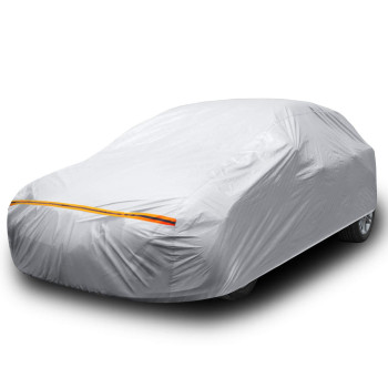 Car Cover For Sedan L (180-191), Ohuhu Universal Sedan Car Covers Outdoor Uv Protection Auto Cover - Windproof Dustproof Scratch Resistant