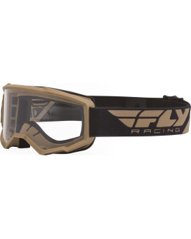 Fly Racing Youth Focus Goggles (Khaki, Youth)