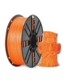 Novamaker Pla Plus (Pla+) Filament 175Mm With 20G Cleaning Filament, Orange Pla Pro 3D Printer Filament Toughness Enhanced, Premium Pla 1Kg Spool(22Lbs), Dimensional Accuracy +- 003Mm