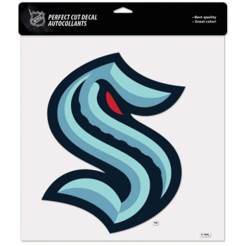 Wincraft Nhl Seattle Kraken Decal 4X4 Perfect Cut Color Team Colors One Size