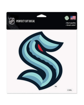 Wincraft Nhl Seattle Kraken Decal 8X8 Perfect Cut Color Team Colors One Size
