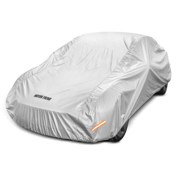 Motor Trend Safekeeper All Weather Car Cover - Advanced Protection Formula - Waterproof 6-Layer For Outdoor Use, For Sedans Up To 190 L (Oc-643N)