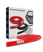 Leadtops Car Door Edge Guards, 164Ft 5M U Shape Moulding Rubber Edge Trim Car Door Protector Guard Red Color