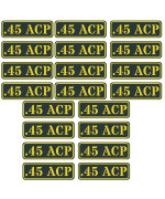 Aolamegs Ammo Can Vinyl Sticker Set Decal Label 9Mm 556 762 12Ga 22 223 308 300 380 45 (20 Pack45Acp)