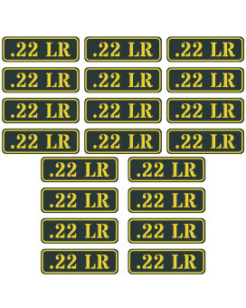 Aolamegs Ammo Can Vinyl Sticker Set Decal Label 9Mm 556 762 12Ga 22 223 308 300 380 45 (20 Pack22Lr)