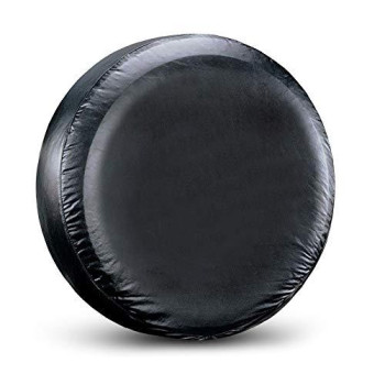 Spare Tire Cover Fit For Your Suv, Jeep, Rv, Trailer, Truck, Waterproof Dust-Proof Pvc Leather Tire Covers (14 Inch For Diameter 2362A - 2716A)