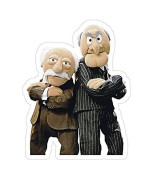 Statler -Waldorf Muppets Decal Sticker - Sticker Graphic - Auto, Wall, Laptop, Cell, Truck Sticker For Windows, Cars, Trucks