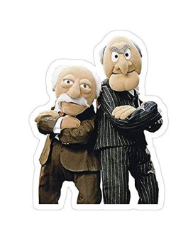 Statler -Waldorf Muppets Decal Sticker - Sticker Graphic - Auto, Wall, Laptop, Cell, Truck Sticker For Windows, Cars, Trucks