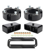 Leveling Lift Kits For 2005-2022 Tacoma 2Wd 4Wd, 3 Front Struct Spacers + 2 Rear Leveling Lift Blocks Kit With Extended Square U-Bolts For Tacoma