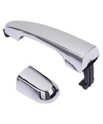 Exterior Rear Left Driver Side Chrome Door Handle Replacement For Kia Sorento 2011 2012 2013 2014 2015 ReplaceOe 826512P010 836522P010