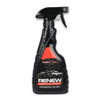 System X Renew Ceramic Spray Coating - Ultra Hydrophobic Diy Ceramic Nano Coat - Super Slick Finish Feel - Superior To Wax Polymer Sealants - 9 Months Of True Sio2 Paint Protection (169 Fl Oz)