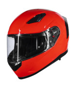 Ilm Motorcycle Snowmobile Full Face Helmet Pinlock Insert Anti-Fog Dual Visor Motocross Atv Casco For Men Women Dot Model-129 (Red, S)