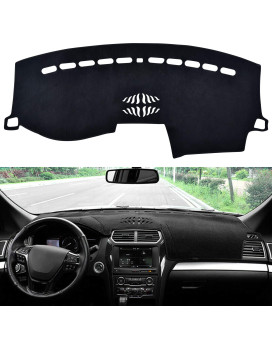 Speedwow Dashboard Dash Board Cover Mat Carpet Compatible With 2011-2019 Ford Explorer