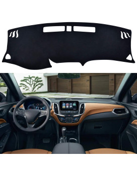 Speedwow Dash Board Custom Cover Mat Carpet Compatible With 2018-2021 Chevrolet Equinox Suv