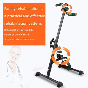 Pedal Exerciser Bike Hand Arm Leg and Knee Peddler Adjustable Fitness Equipment for Seniors, Elderly Home Pedal Exercise Bike for Total Body, with Gift Box