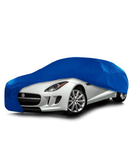 Cosmos - Indoor Car Cover Compatible With Main Coupa Models, Elastic, Breathable And Dustproof Fabric, Soft Lining, Snug Fit, Blue