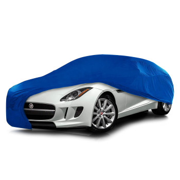 Cosmos - Indoor Car Cover Compatible With Main Coupa Models, Elastic, Breathable And Dustproof Fabric, Soft Lining, Snug Fit, Blue