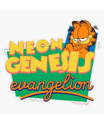 Lad Studio Neon Genesis Evangelion Garfield Sticker Vinyl Bumper Sticker Decal Waterproof 5