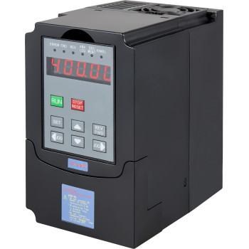 Vevor Vfd 22Kw,Variable Frequency Drive 10A,Cnc Vfd Motor Drive Inverter Converter 220V,For Spindle Motor Speed Control (1Or 3 Phase Input,3 Phase Output)