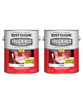 Rust-Oleum 340451-2Pk Truck Bed Coating, Gallon, Clear, 2 Pack